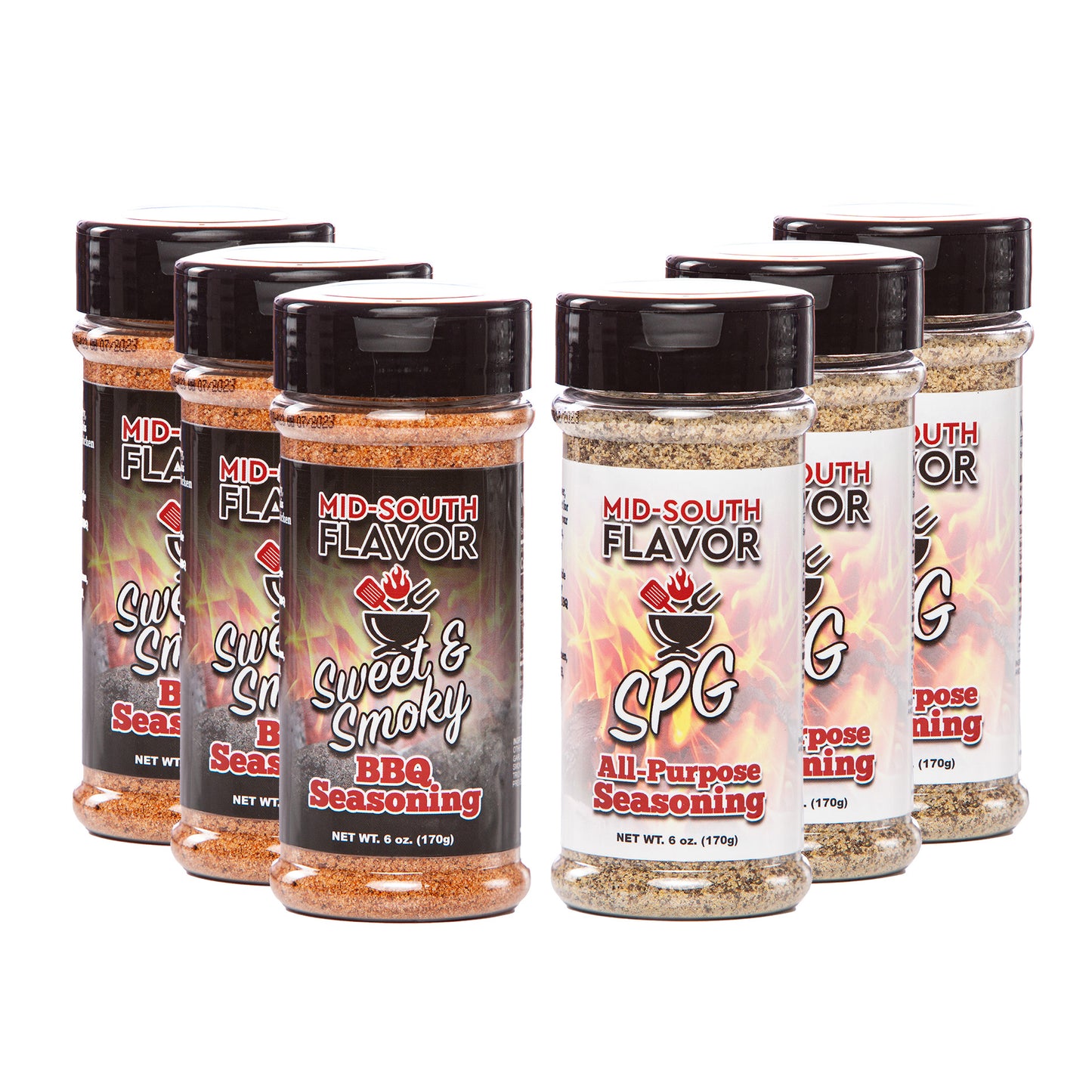 MID-SOUTH FLAVOR - COMBO PACK Sweet & Smoky and SPG 6oz Bottle